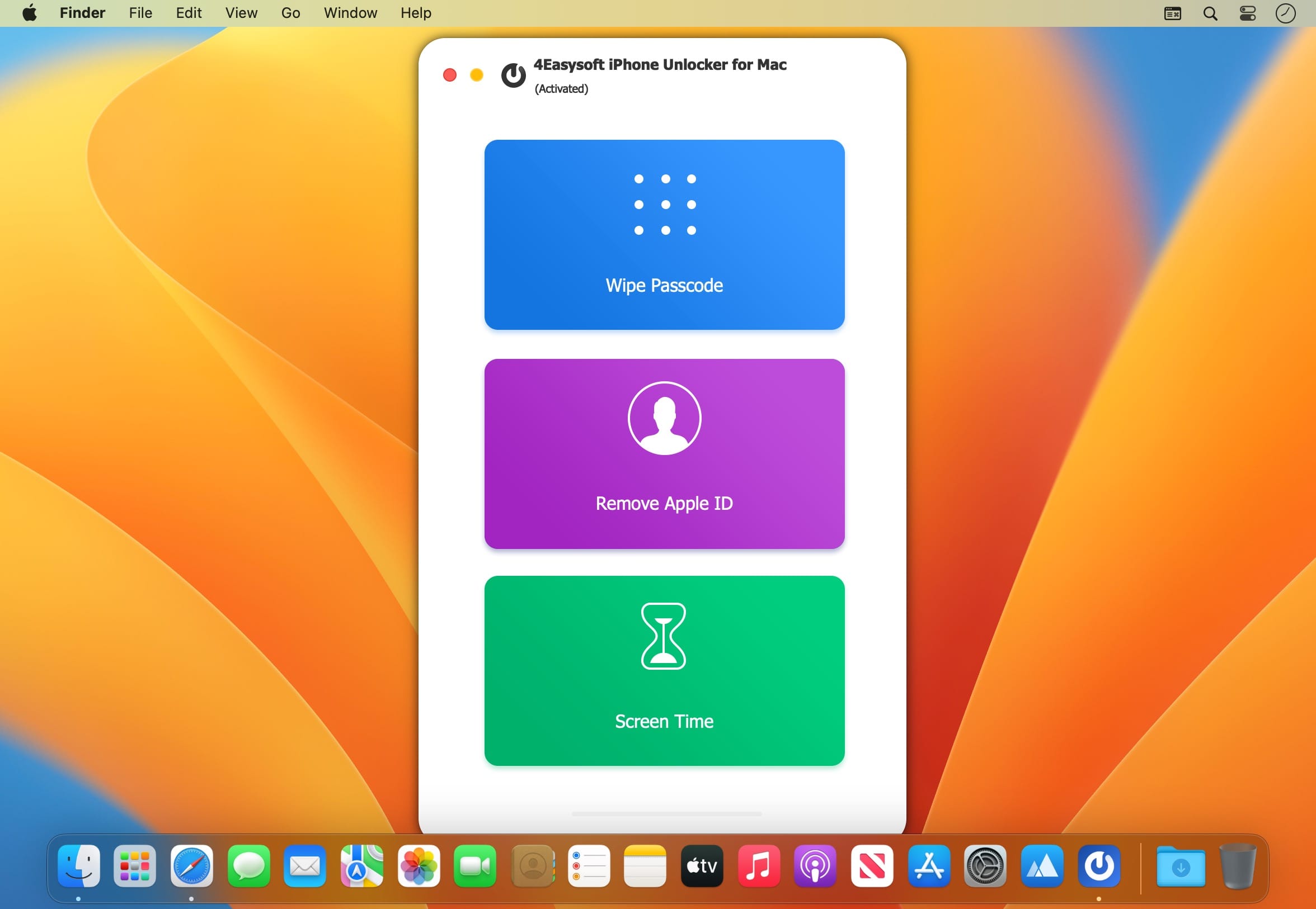4Easysoft iPhone Unlocker 1.0.26 for Mac screenshot