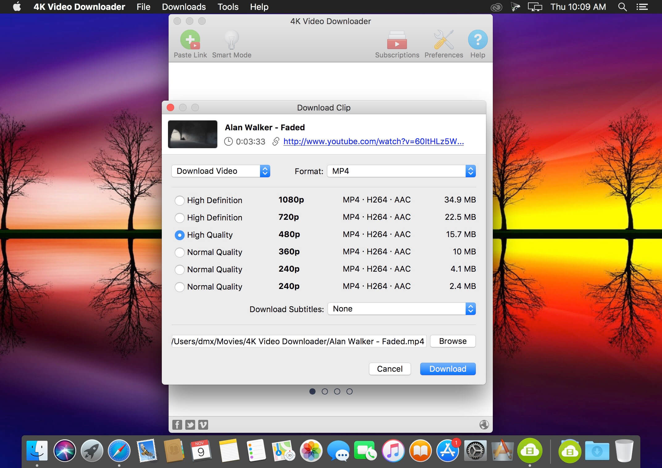 4K Video Downloader 4.17.0 for Mac screenshot