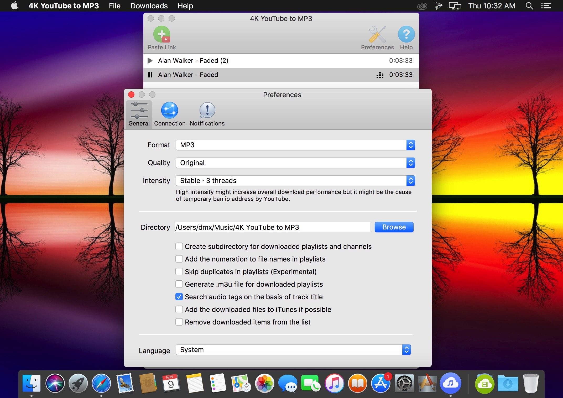 4K YouTube to MP3 4.0.0 for Mac screenshot