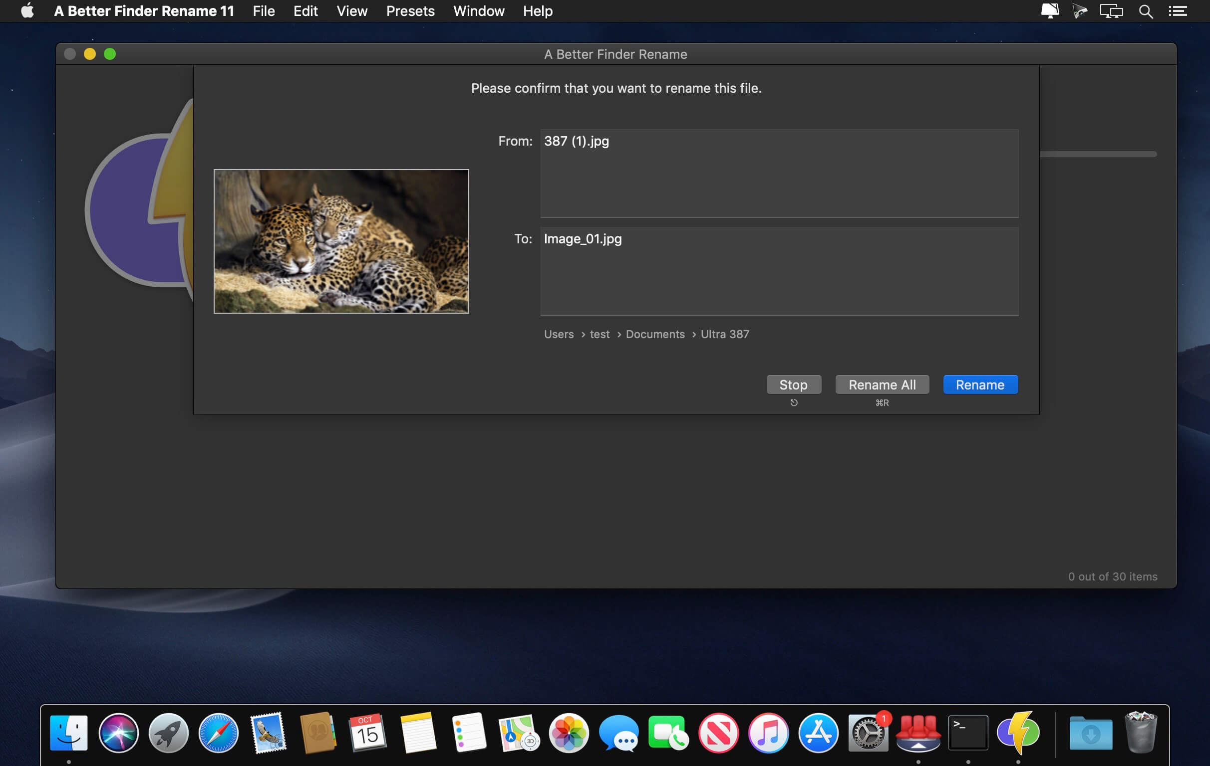 A Better Finder Rename 12.24 for Mac screenshot