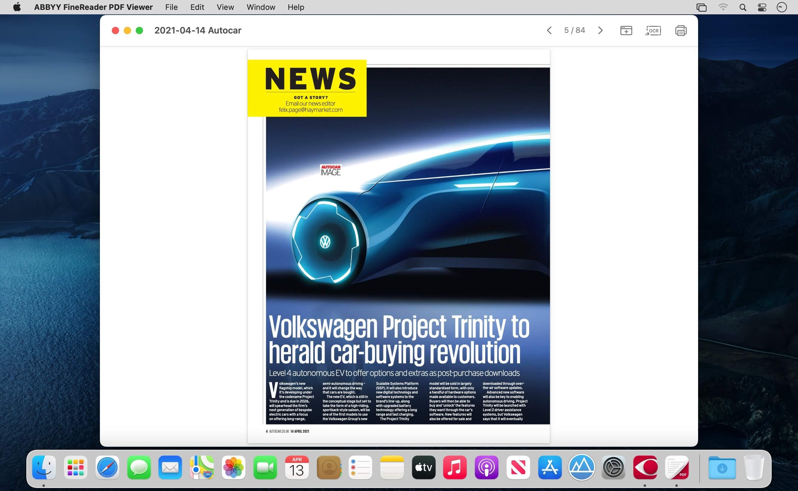ABBYY FineReader PDF 15.1.0 for Mac screenshot