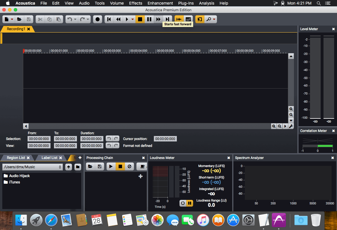 Acon Digital Acoustica Premium Edition 7.3.19 for Mac screenshot