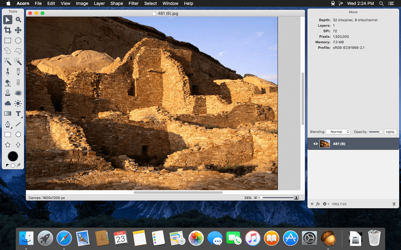 Acorn 6.6.1 for Mac screenshot