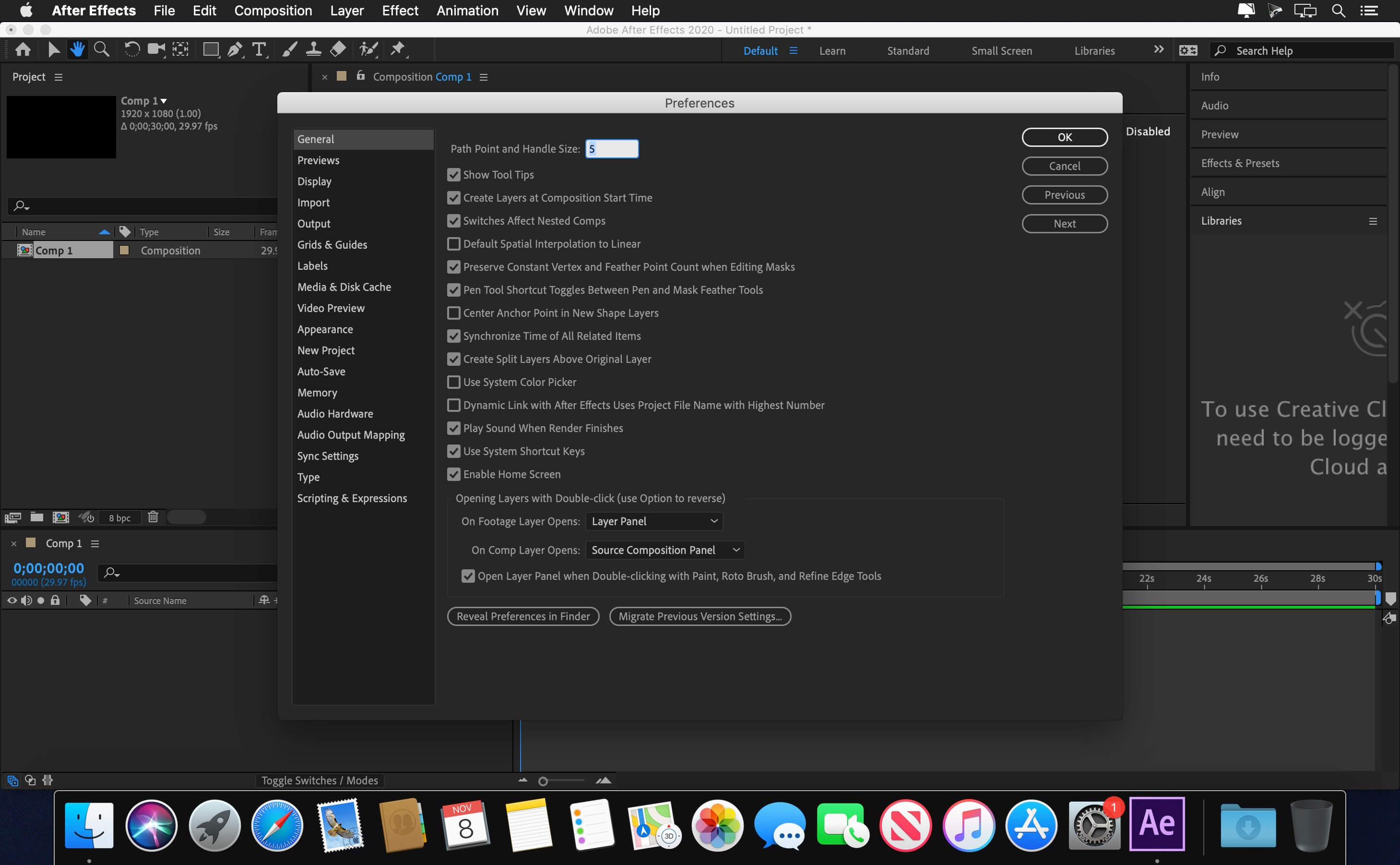 Adobe After Effects 2025 v25.6.0 for Mac screenshot