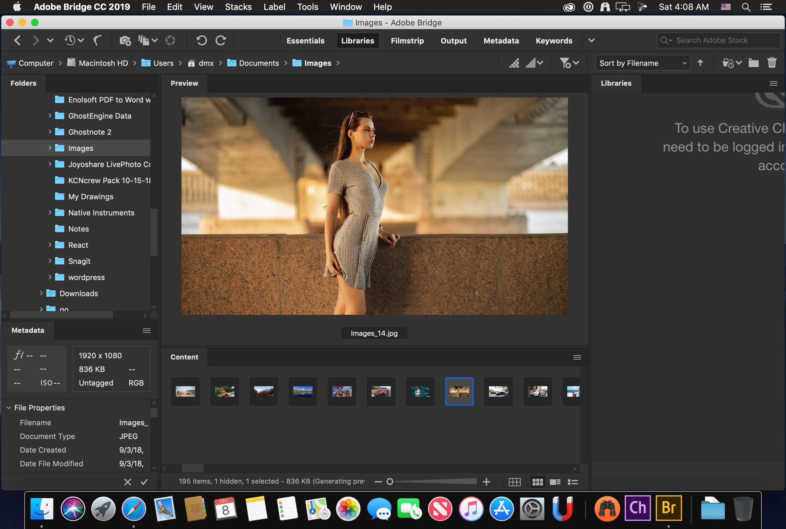 Adobe Bridge 2021 v11.0.1 for Mac screenshot