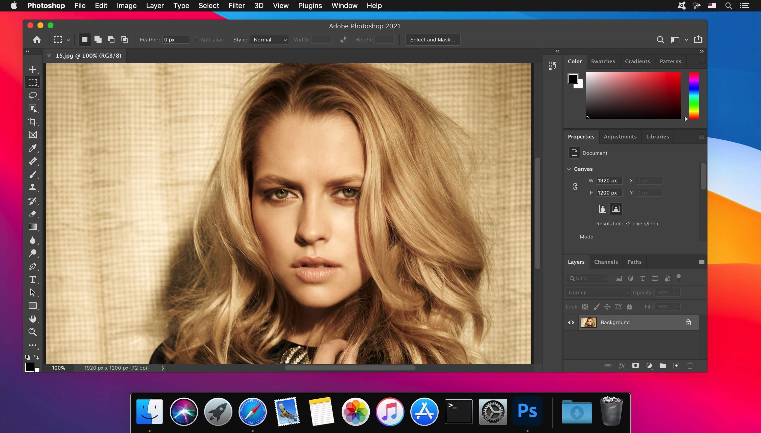 Adobe Photoshop 2021 v22.4 + Neural Filters for Mac screenshot