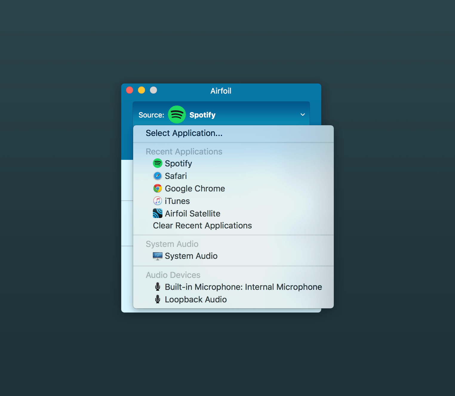 Airfoil 5.12.1 for Mac screenshot