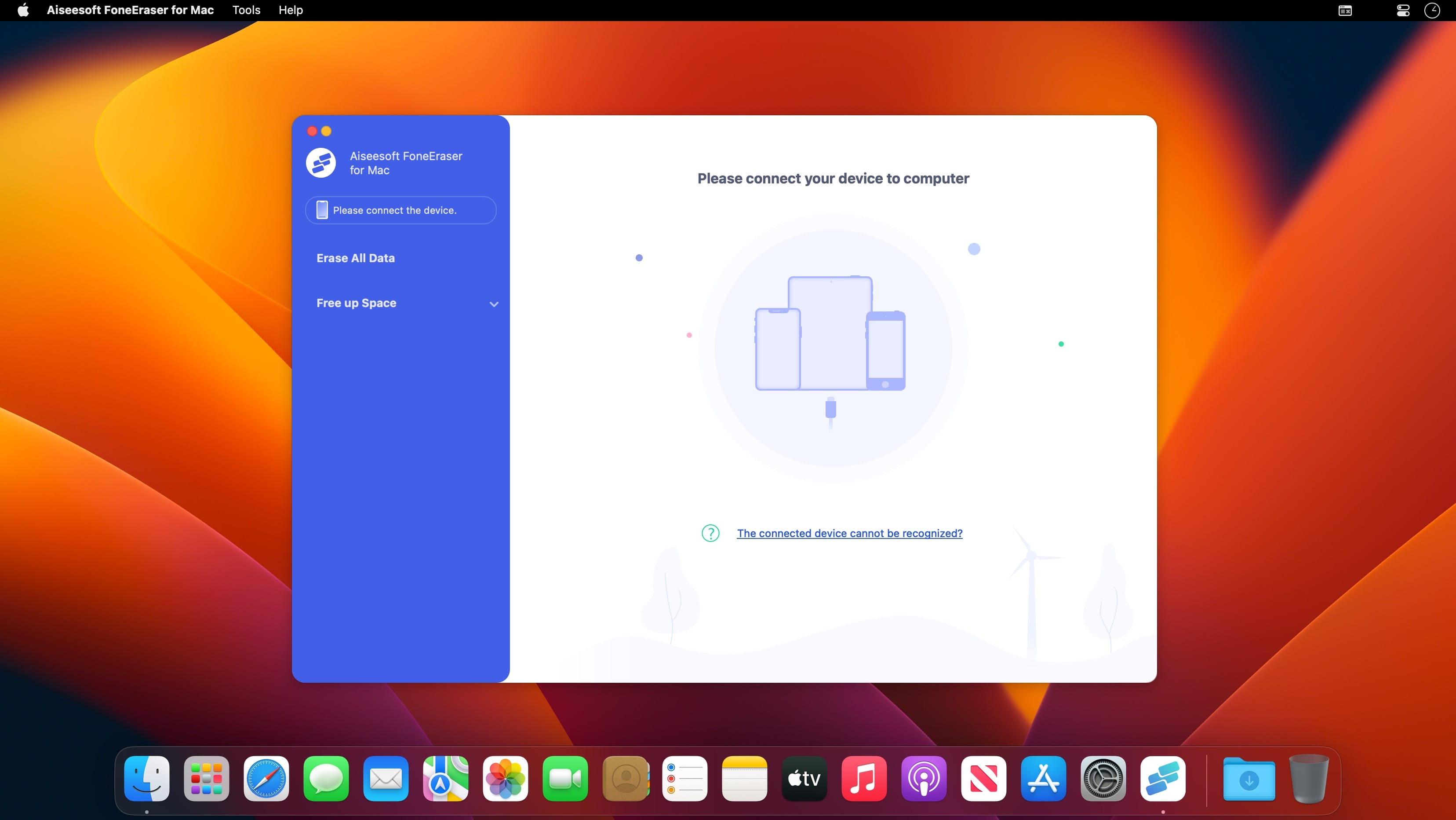 Aiseesoft FoneEraser 1.0.22 for Mac screenshot