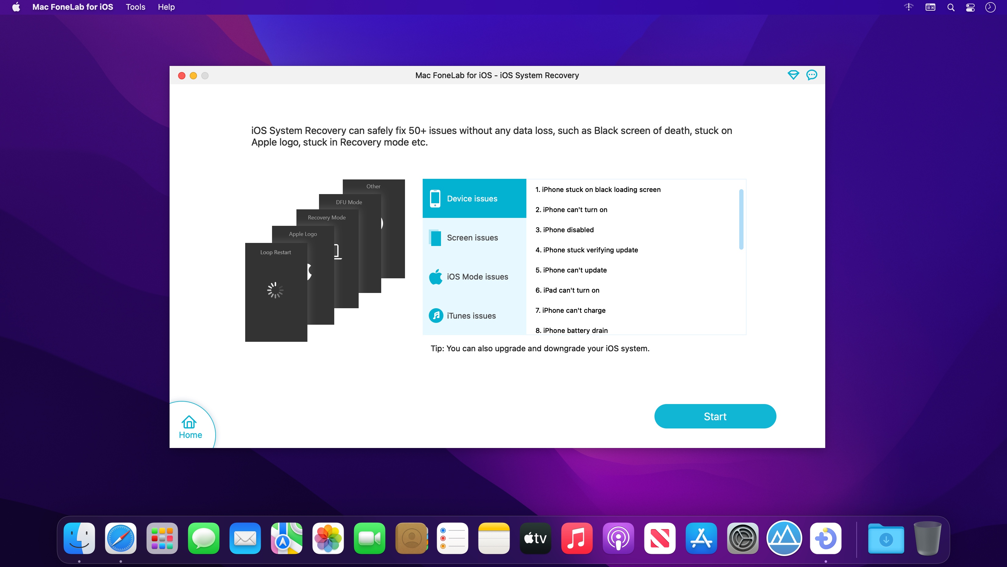 Aiseesoft FoneLab 10.5.58 for Mac screenshot
