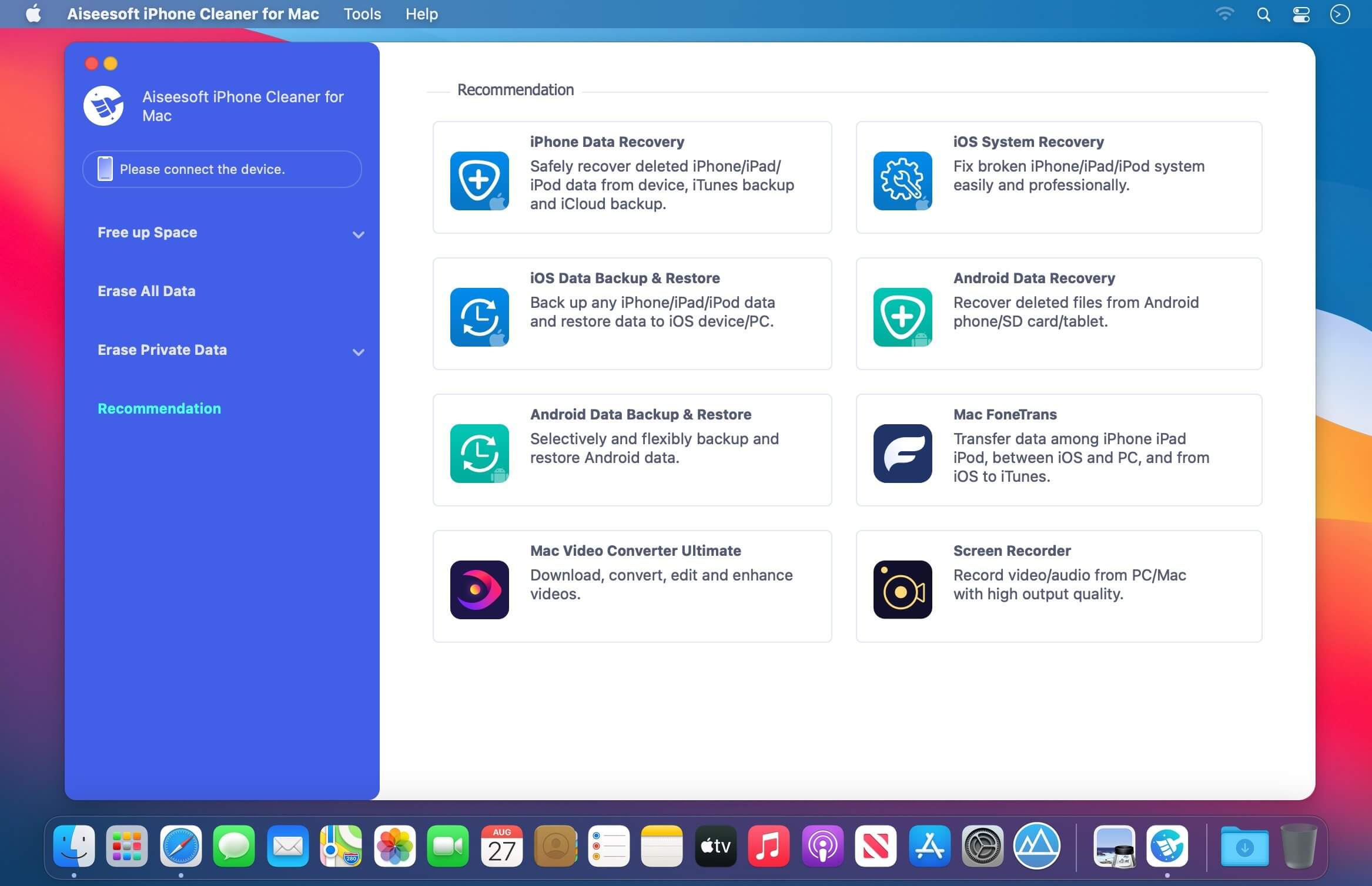 Aiseesoft iPhone Cleaner 1.0.36 for Mac screenshot