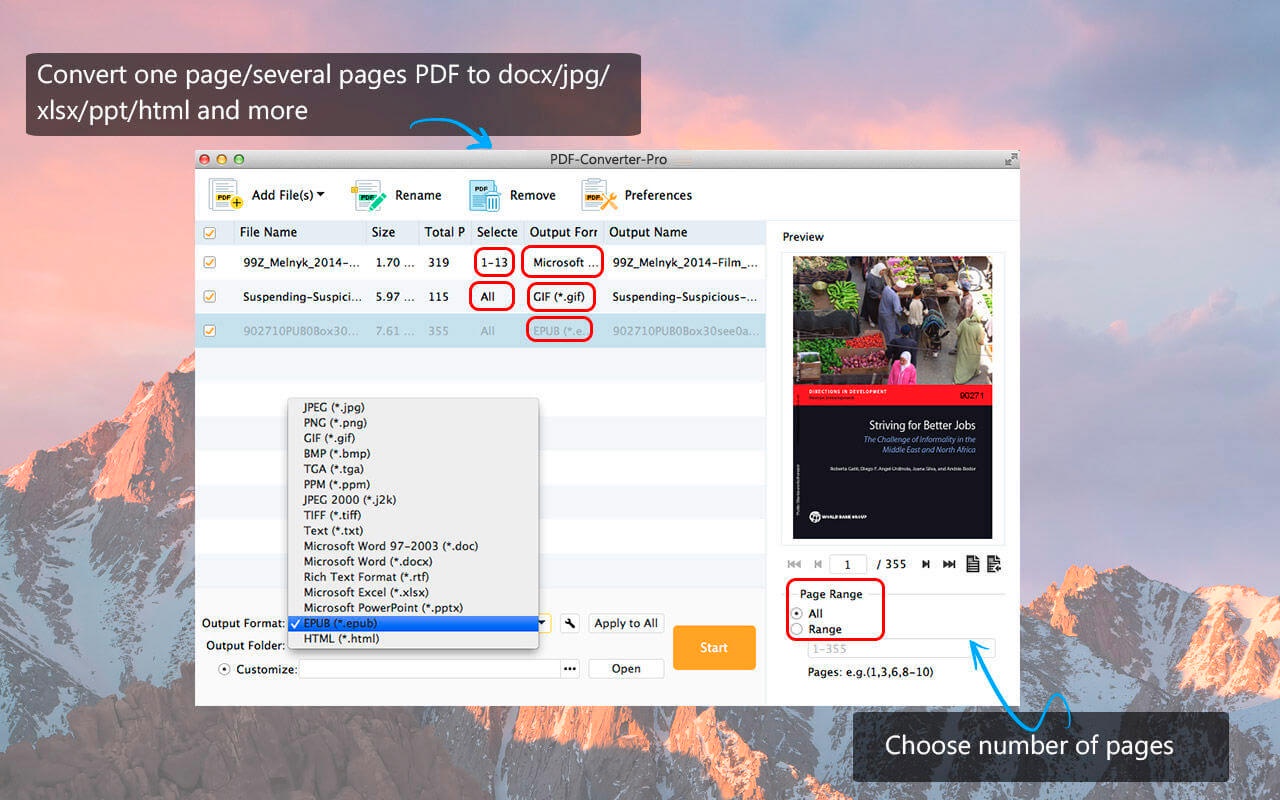 Aiseesoft PDF Converter Pro – With OCR 3.3.67 for Mac screenshot