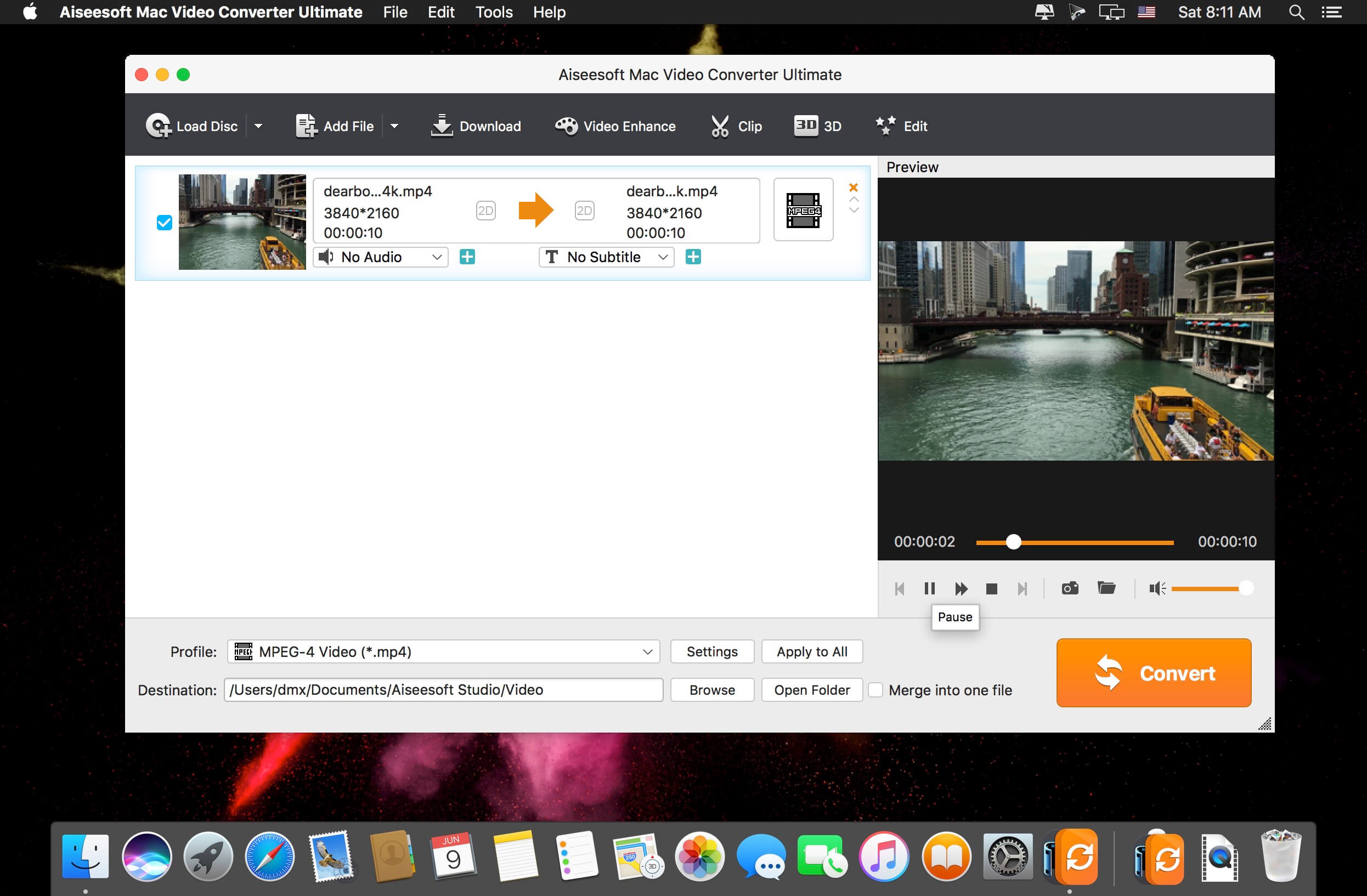 Aiseesoft Video Converter Ultimate 10.5.36 for Mac screenshot