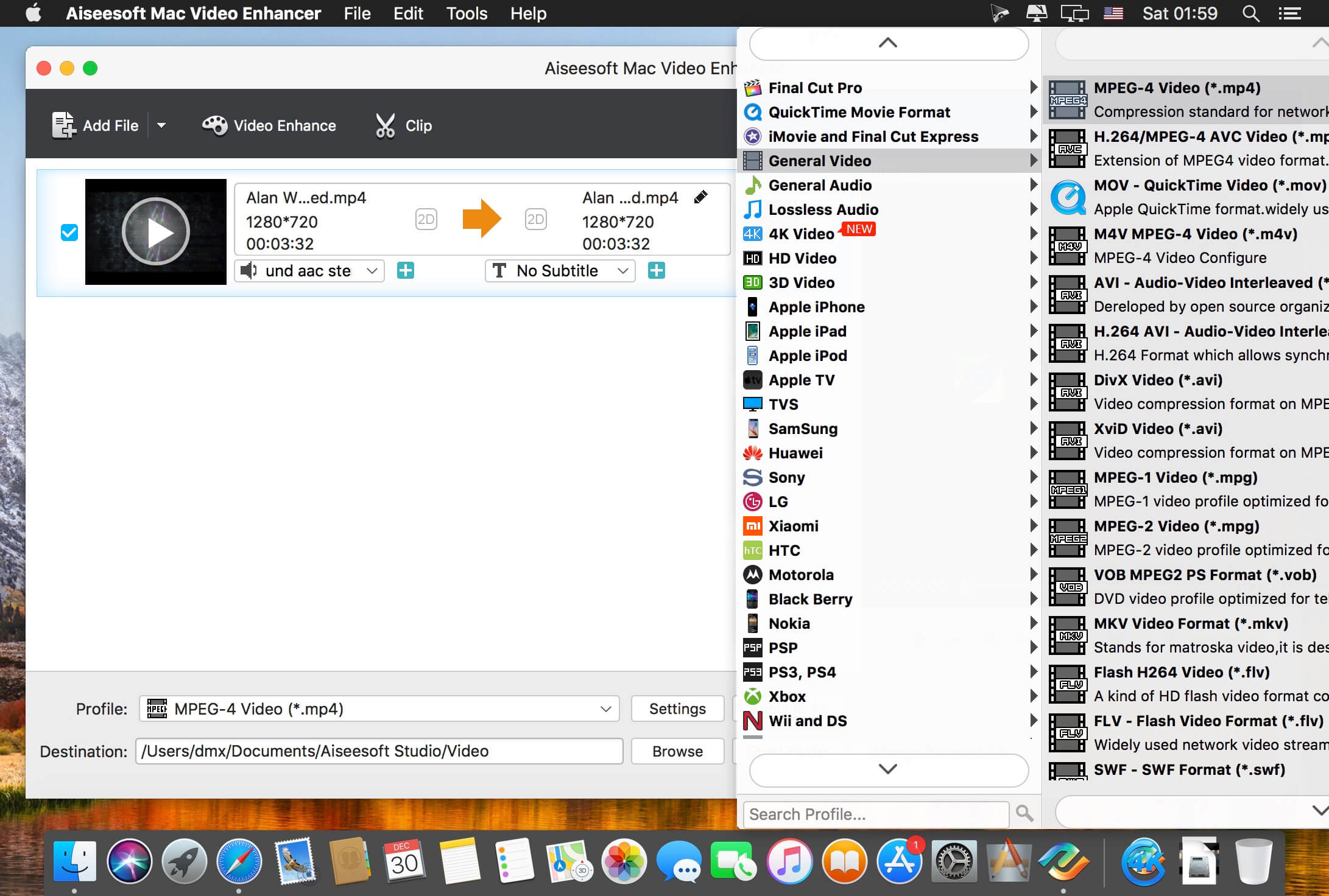Aiseesoft Video Enhancer 9.2.50 for Mac screenshot