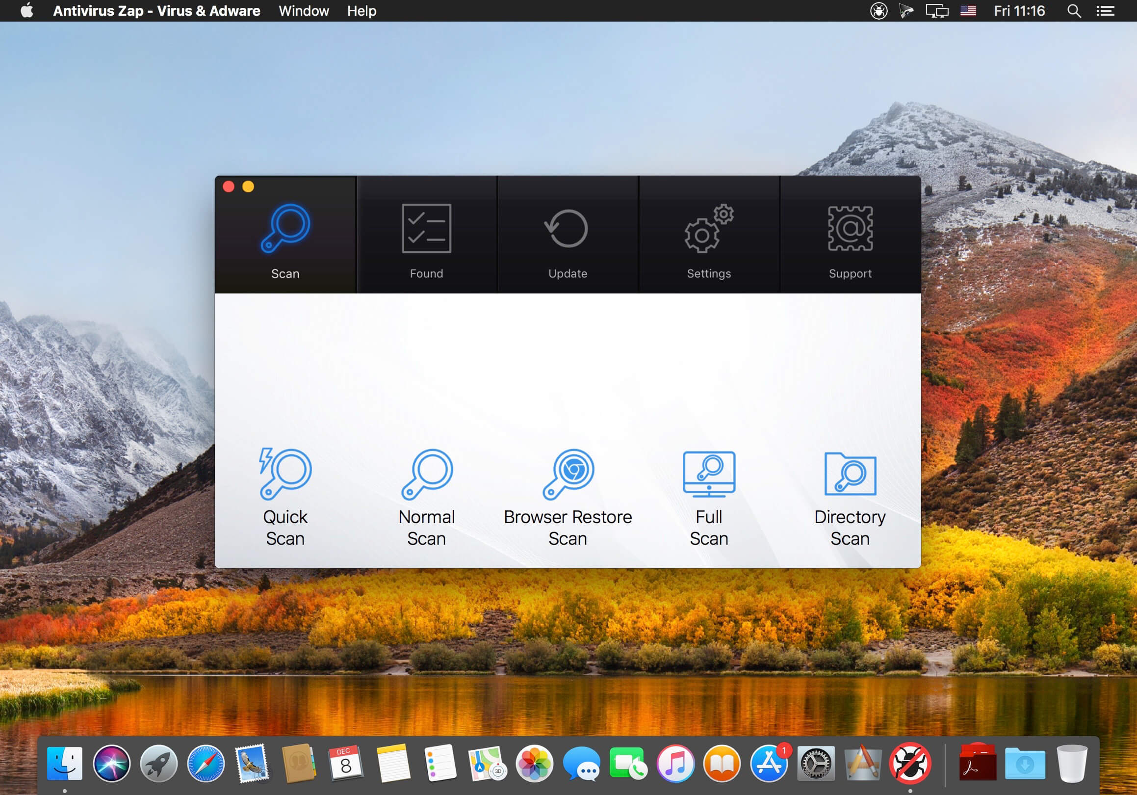 Antivirus Zap Pro 3.10.0.0 for Mac screenshot