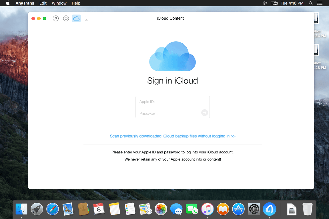 AnyTrans for iOS 8.9.12.20250814 for Mac screenshot