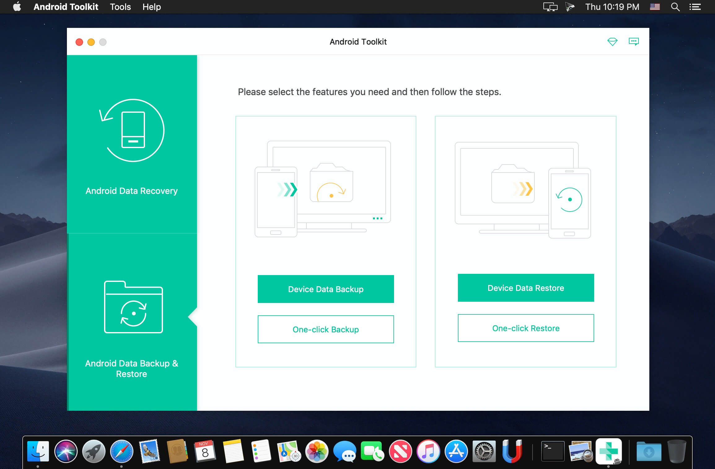 Apeaksoft Android Toolkit 1.2.26 for Mac screenshot