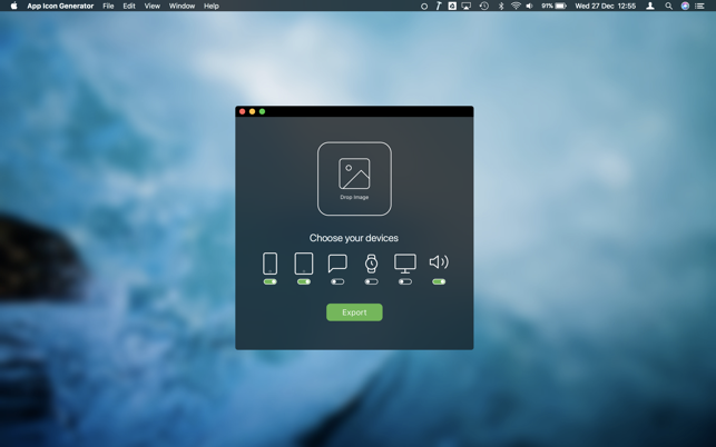 App Icon Generator 1.7.0 for Mac screenshot
