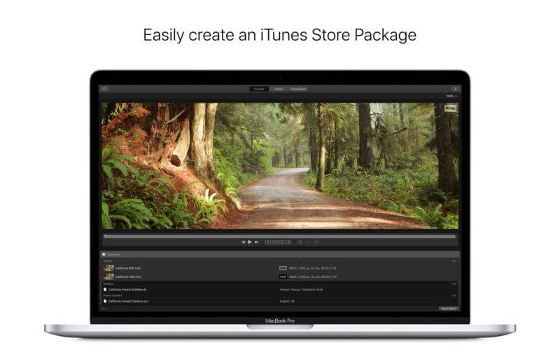 Apple Compressor 4.11.1 for Mac screenshot