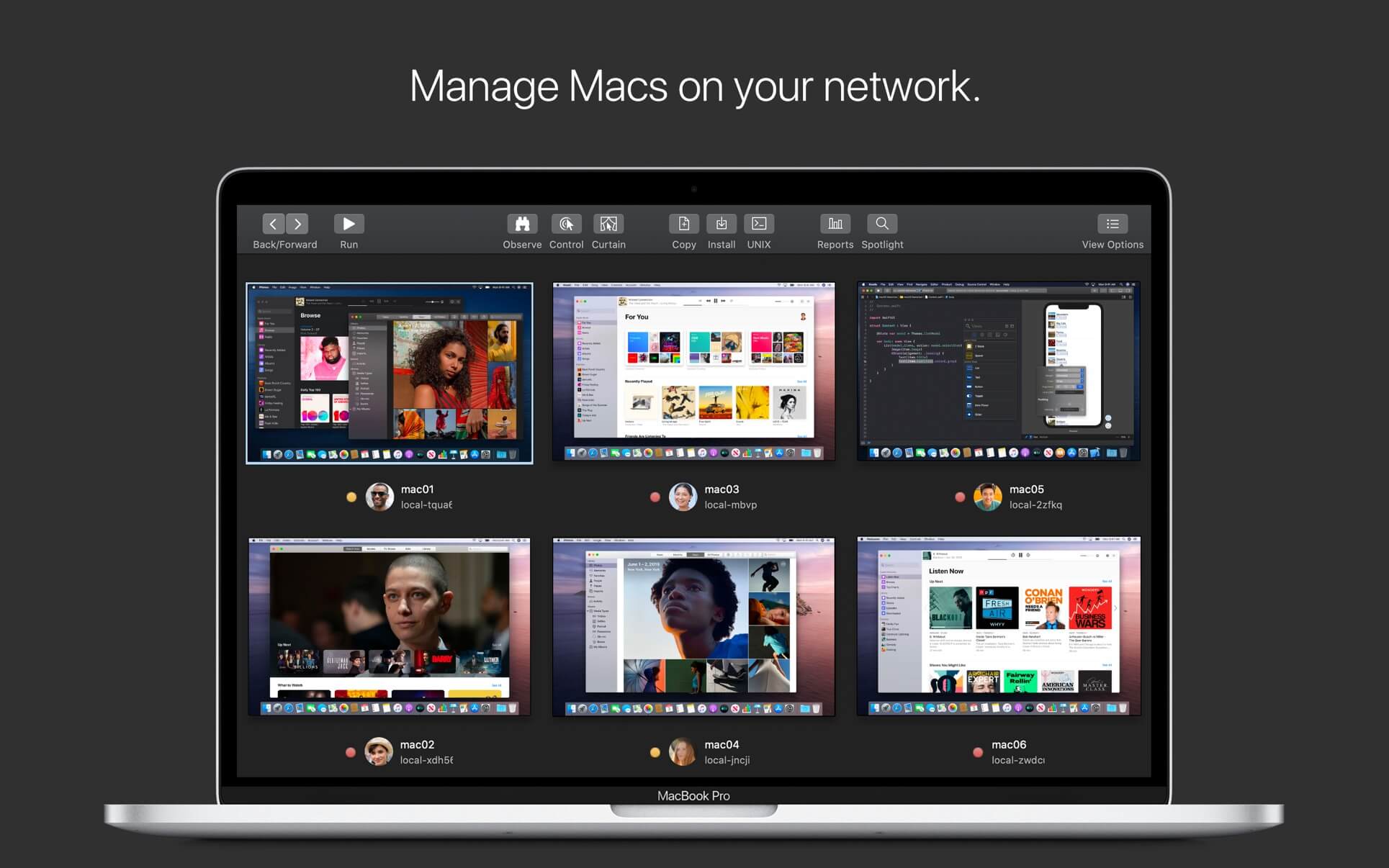 Apple Remote Desktop 3.9.9 for Mac screenshot