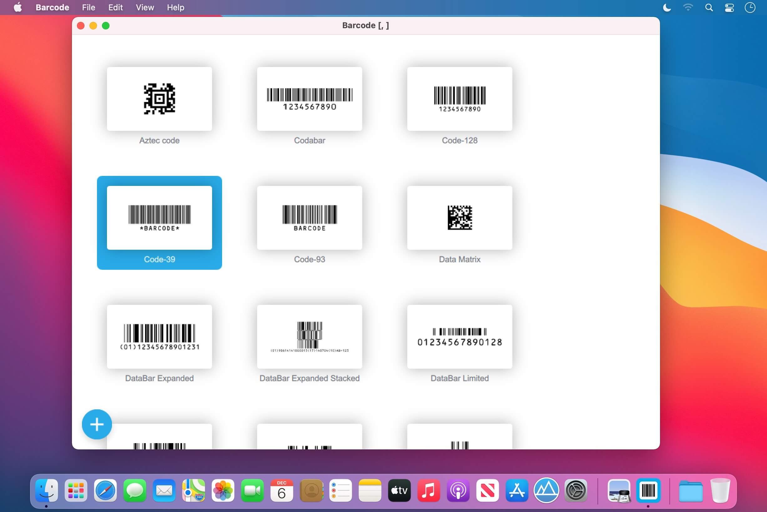 Appsforlife Barcode 2.5.7 for Mac screenshot
