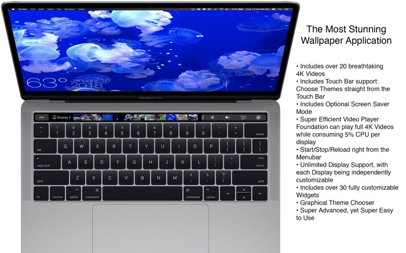 Aquarium 4K – Live Wallpaper 1.1.1 for Mac screenshot