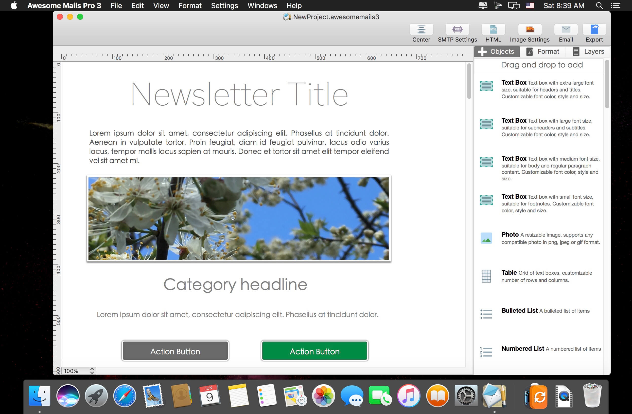 Awesome Mails Pro 4 v4.0.8 for Mac screenshot