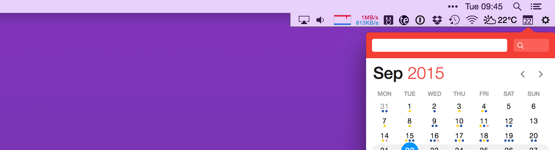 Bartender 5.1.1 for Mac screenshot