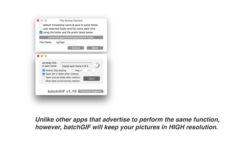 batchGIF 1.92 for Mac screenshot