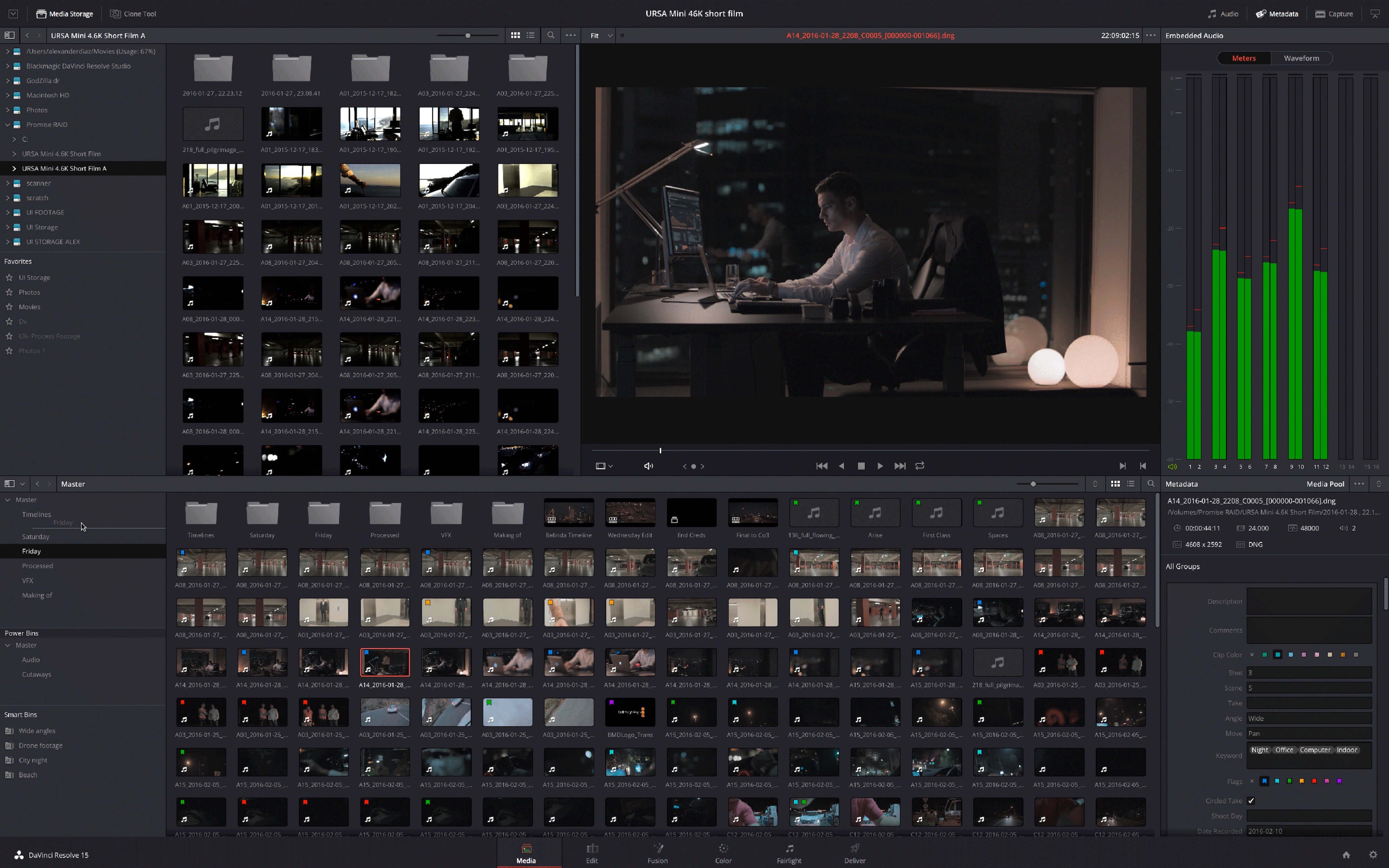 Blackmagic Design DaVinci Resolve Studio 20.2.2 for Mac screenshot
