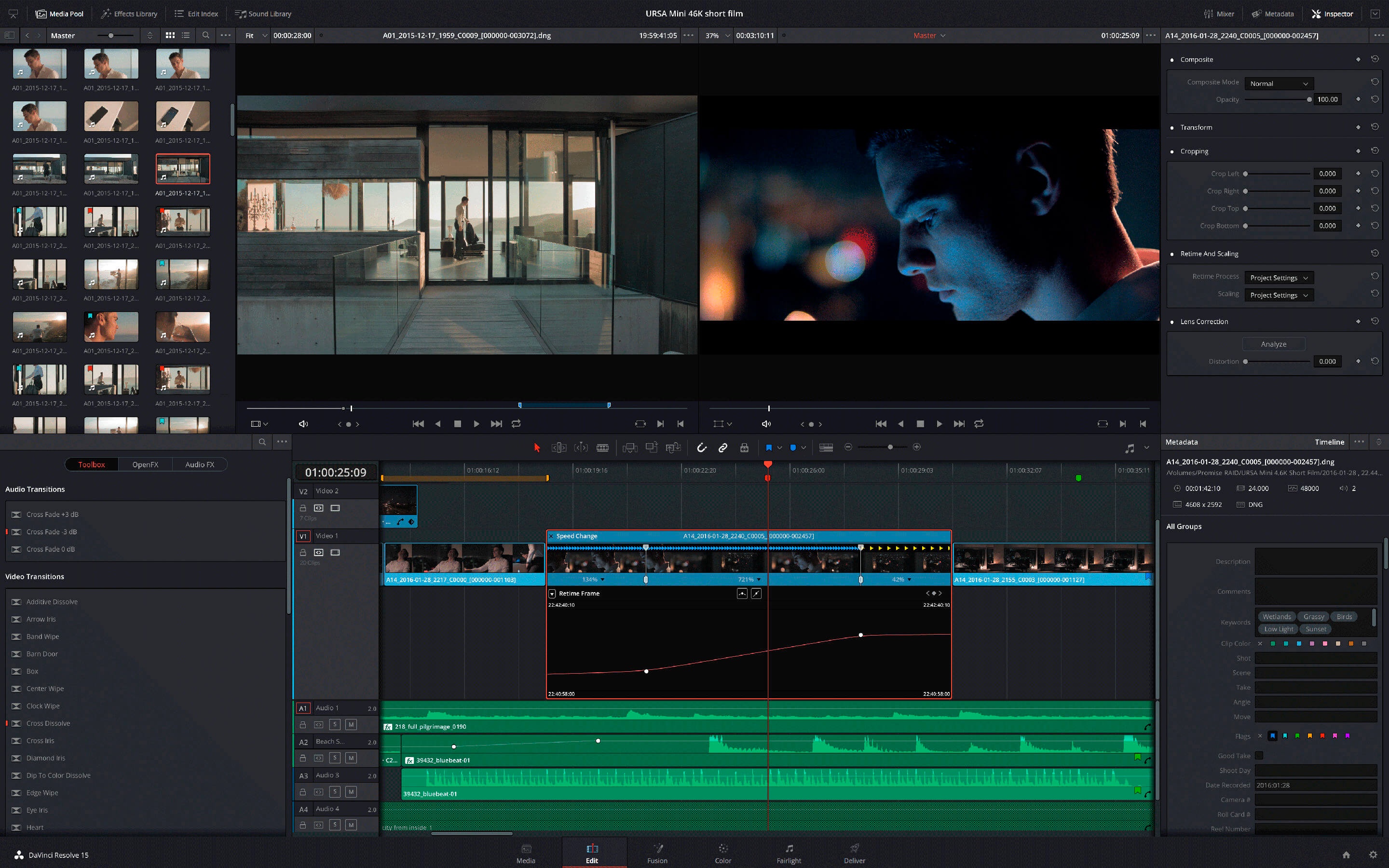Blackmagic Design DaVinci Resolve Studio v19.1.4 for Mac screenshot