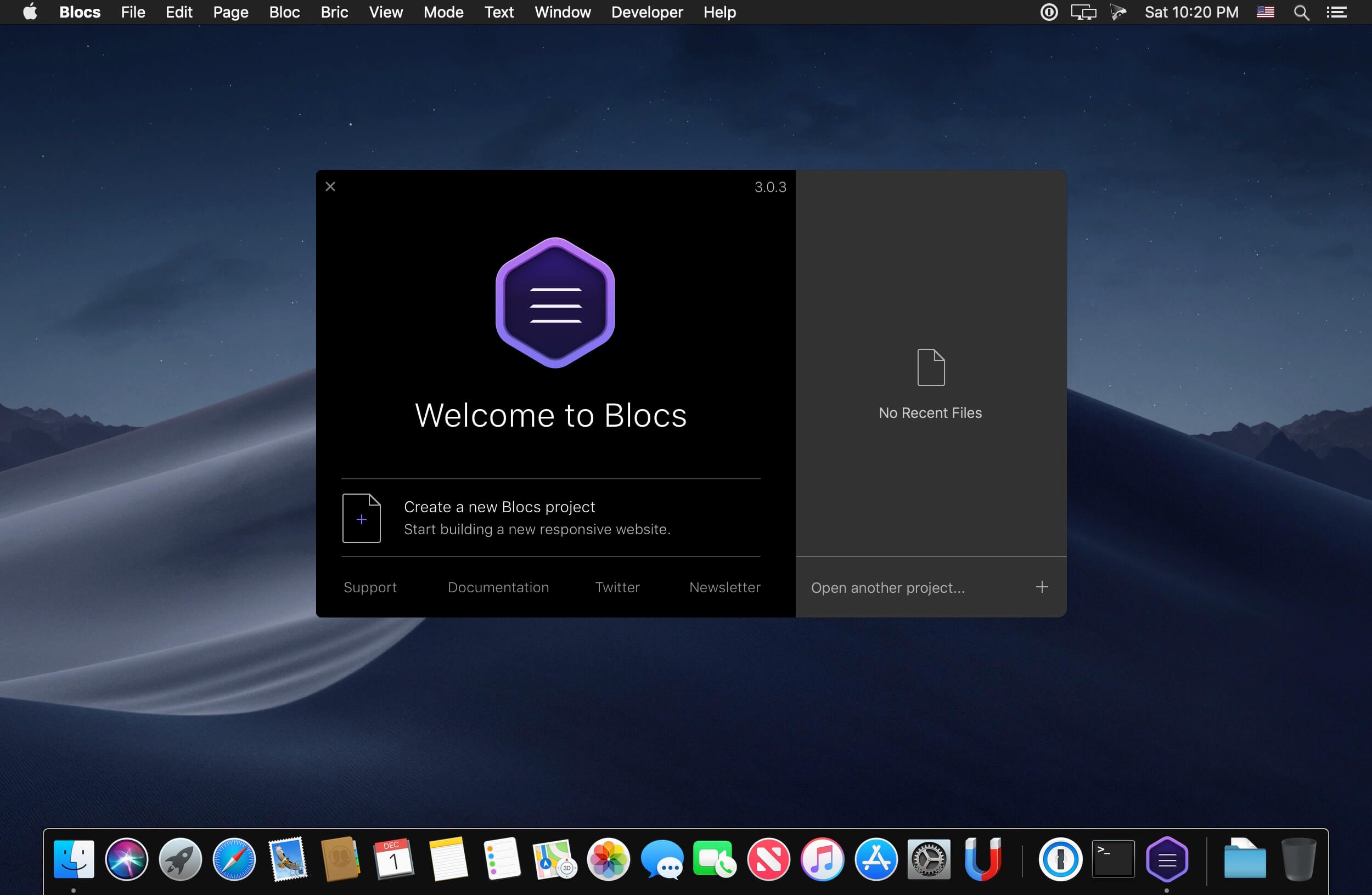 Blocs 5.2.9 for Mac screenshot