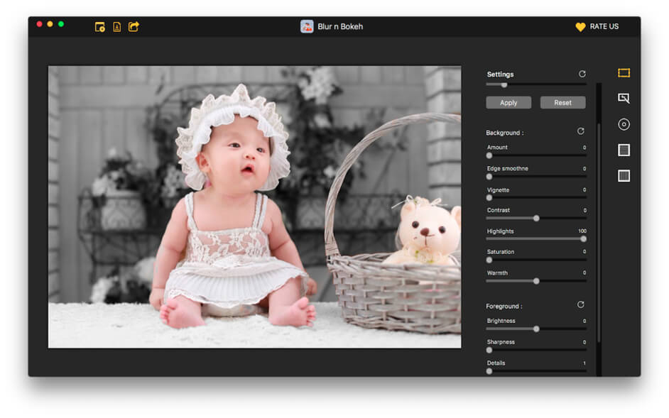 Blur n Bokeh 3.5 for Mac screenshot
