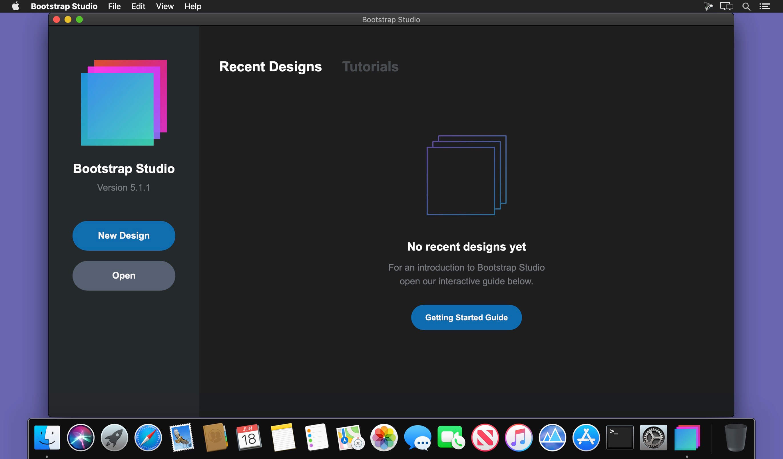 Bootstrap Studio 6.6.1 for Mac screenshot