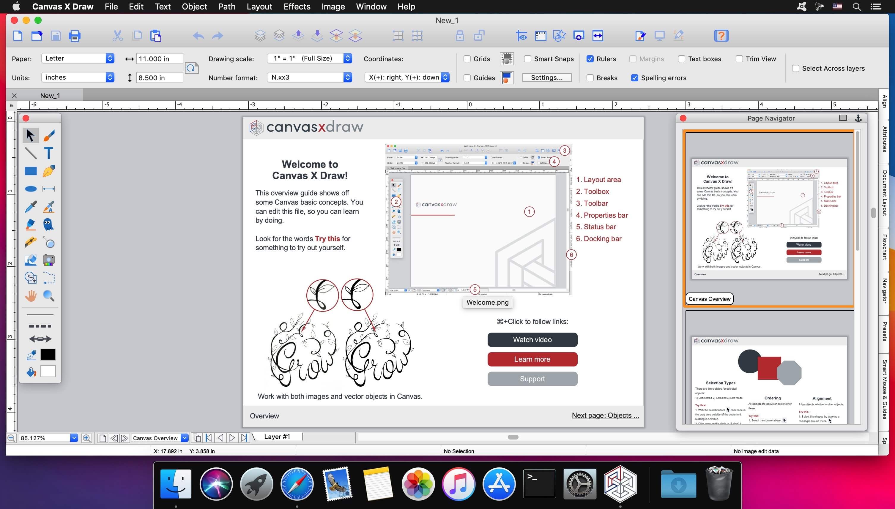 Canvas X Draw 7.1.1 for Mac screenshot