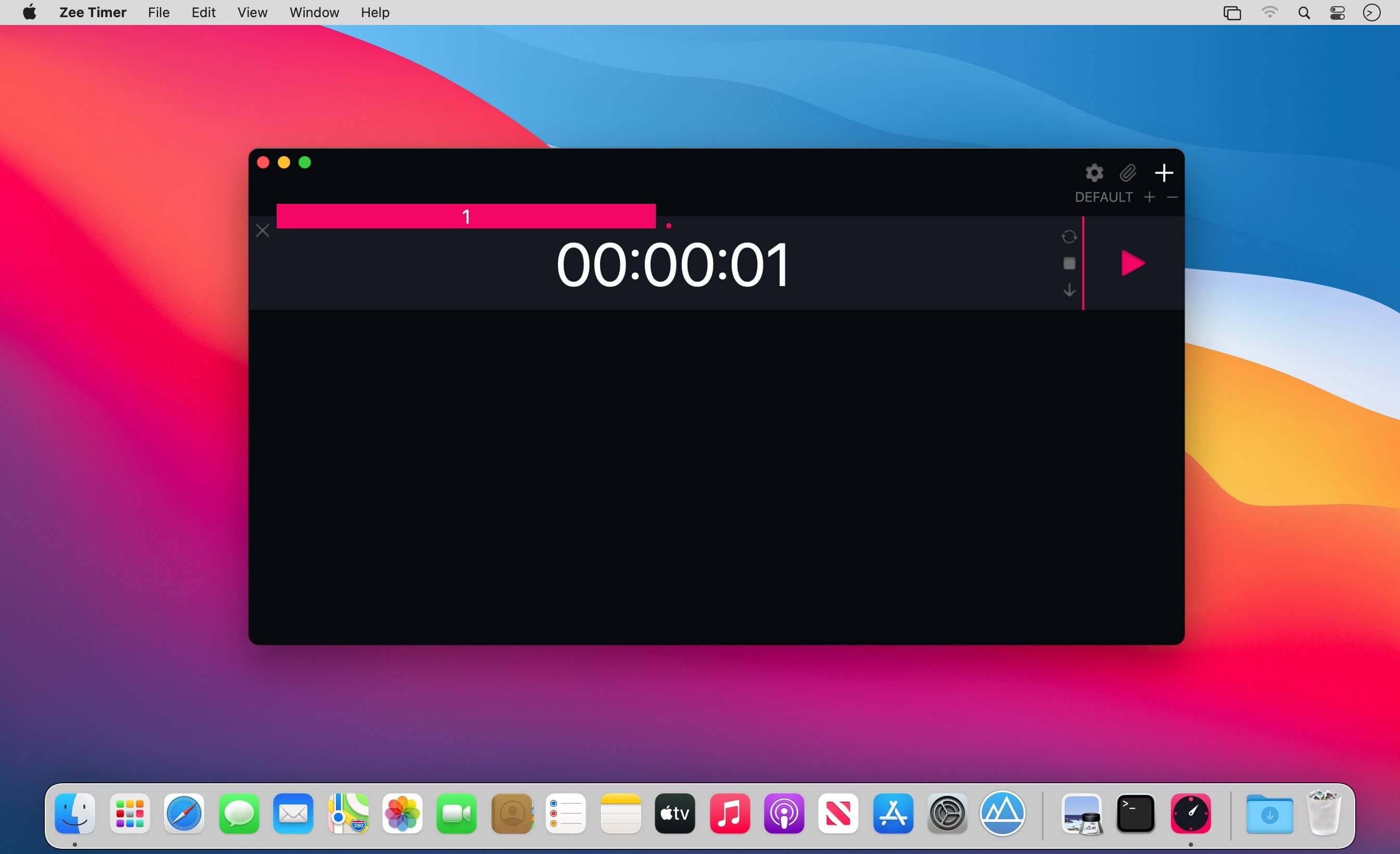 Chain Timer 10.3 for Mac screenshot