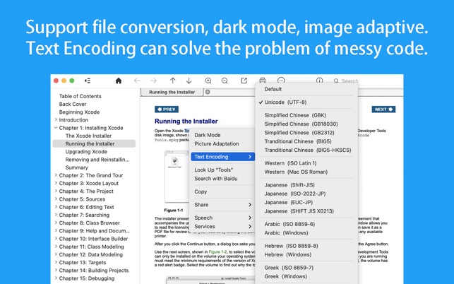 CHM Reader Pro 2.7.0 for Mac screenshot