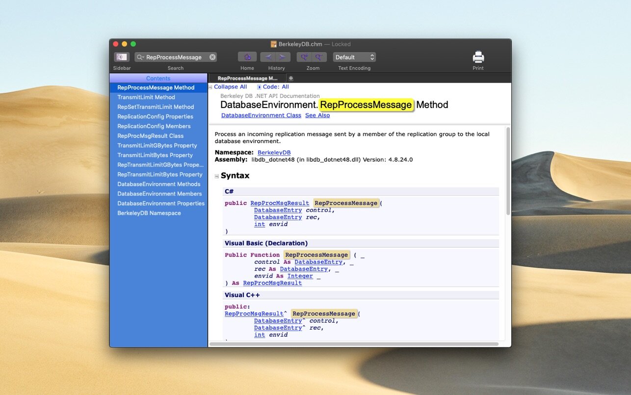 CHM Viewer Star 6.3.4 for Mac screenshot