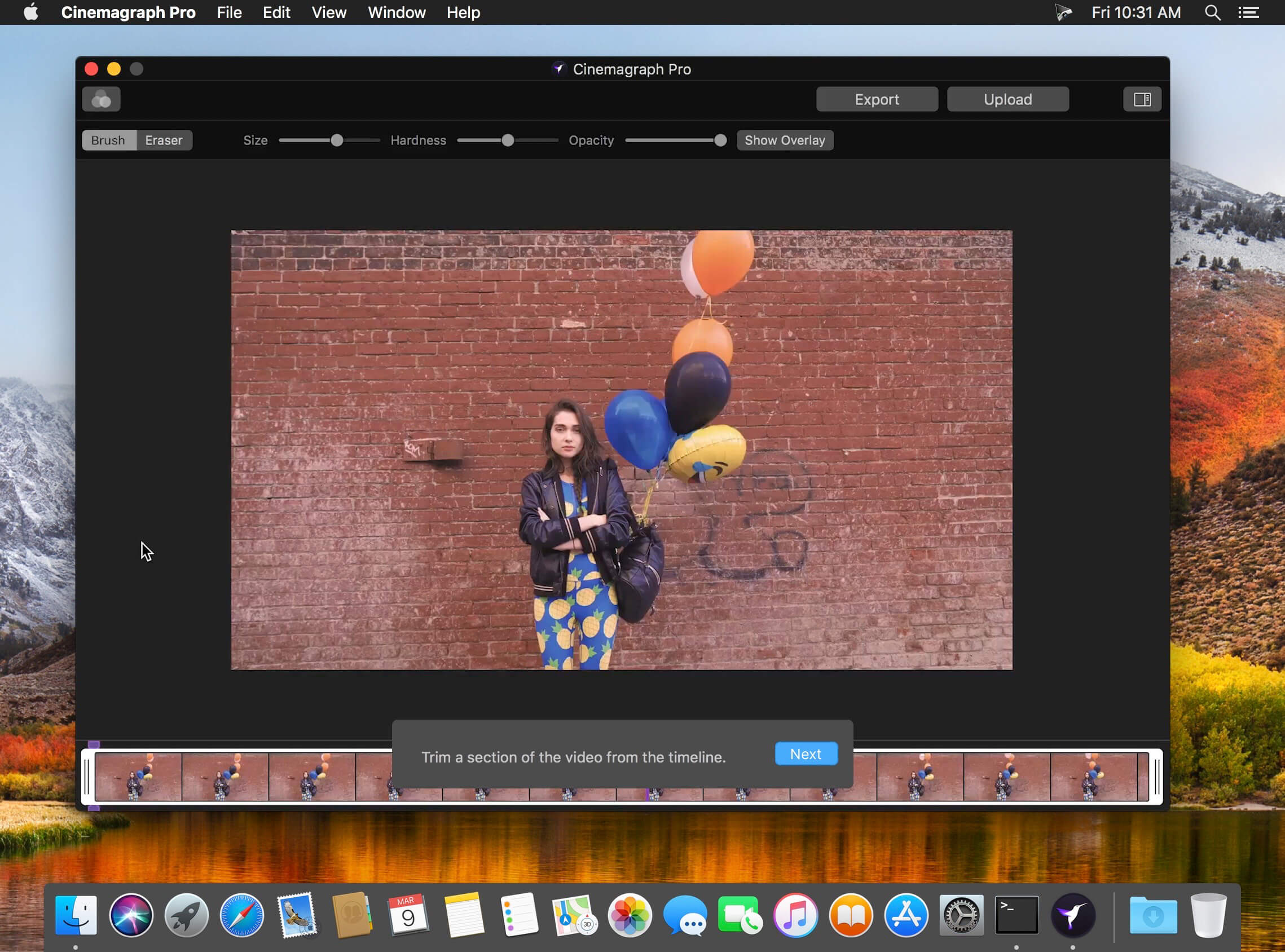 Cinemagraph Pro 2026.11 for Mac screenshot