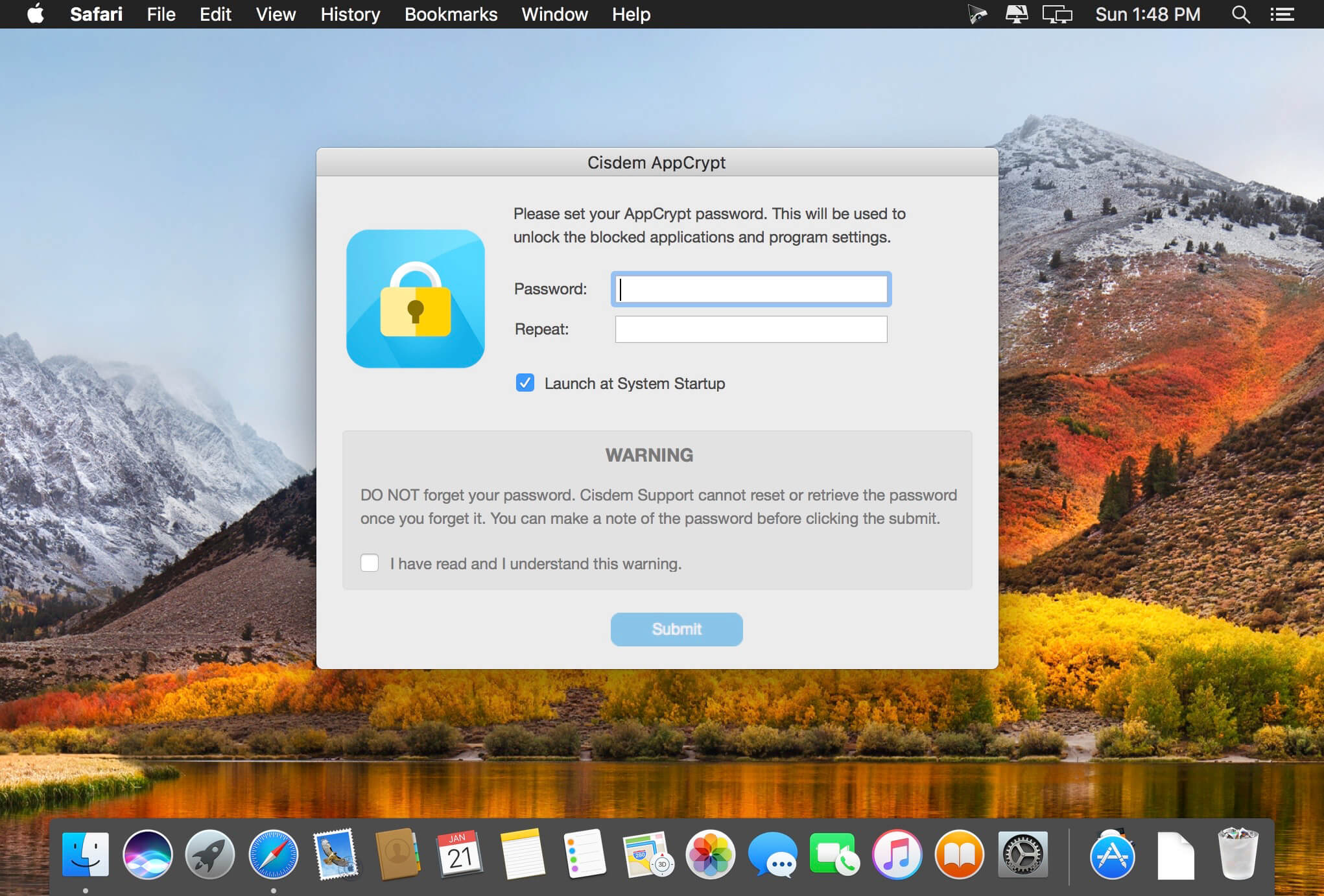 Cisdem AppCrypt 7.9.1 for Mac screenshot