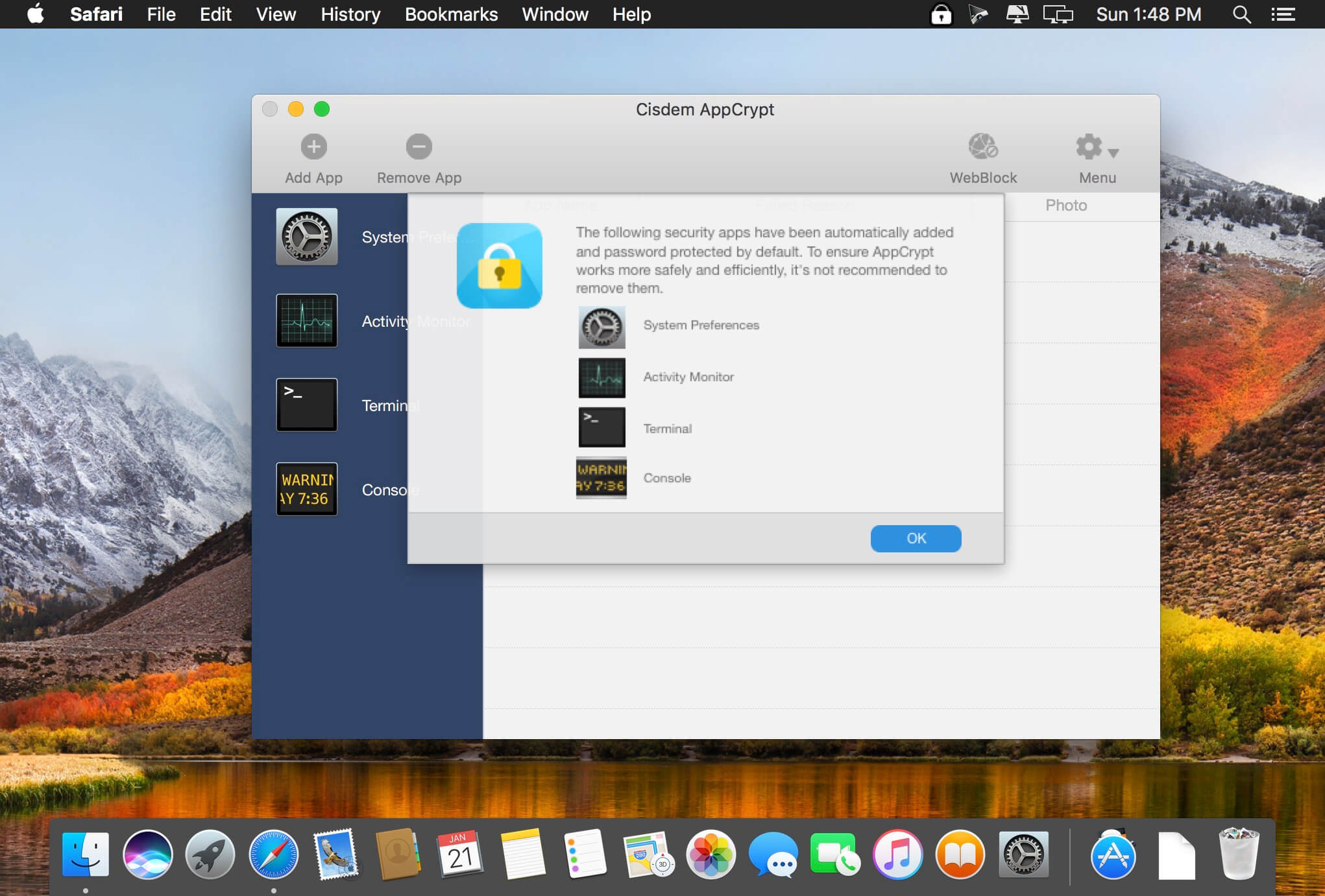 Cisdem AppCrypt 7.9.1 for Mac screenshot