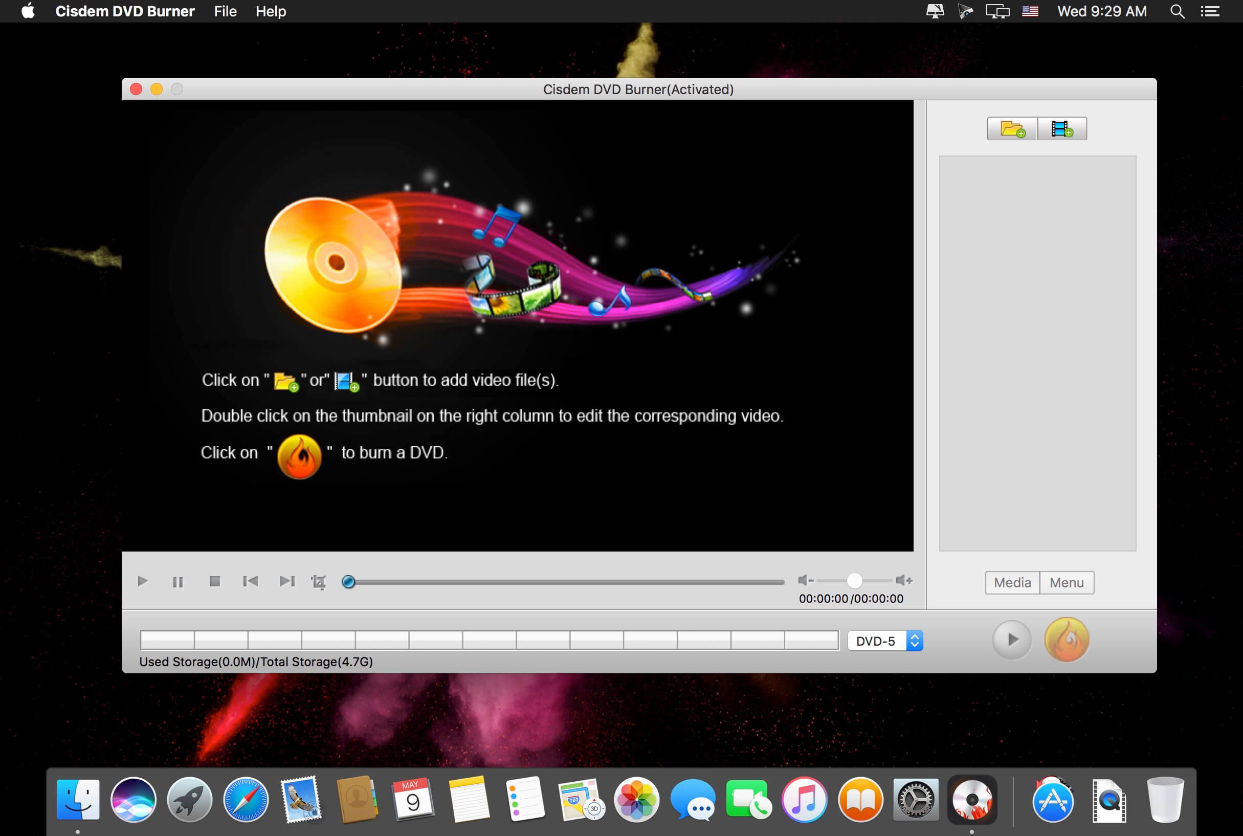 Cisdem DVD Burner 6.11.0 for Mac screenshot
