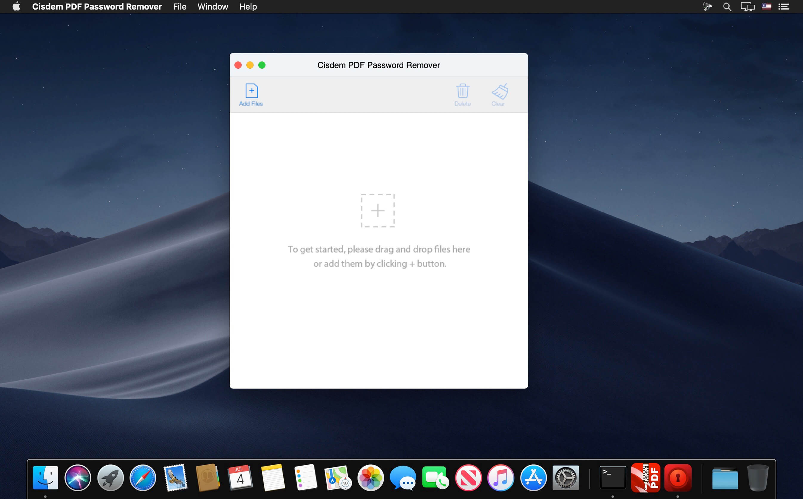 Cisdem PDF Password Remover 4.2.0 for Mac screenshot