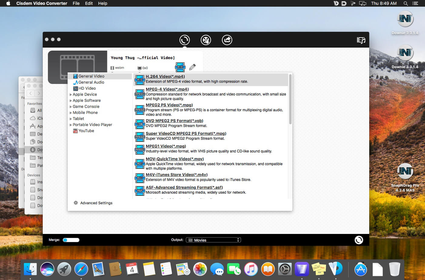 Cisdem Video Converter 8.4.1 for Mac screenshot