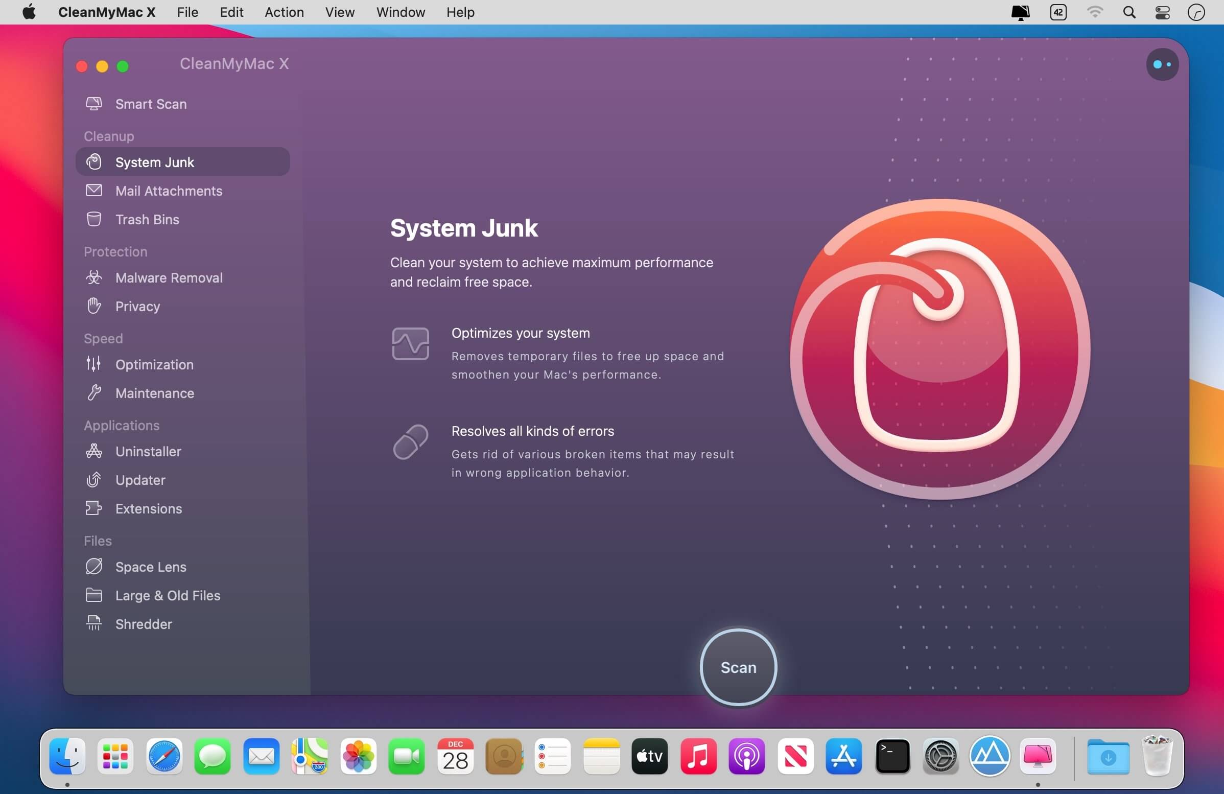 CleanMyMac X 4.15.2 for Mac screenshot