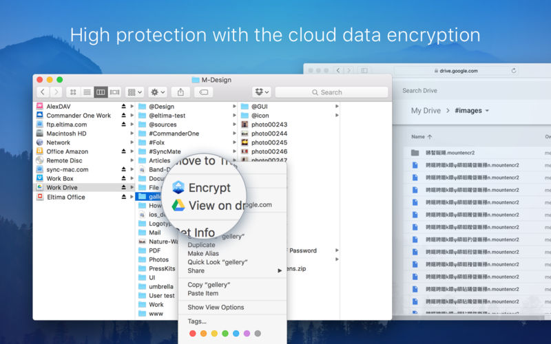 CloudMounter 4.8 for Mac screenshot