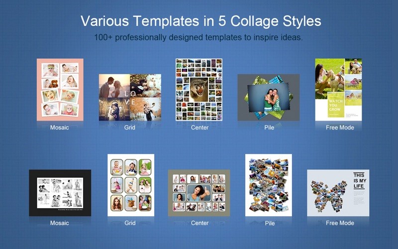 CollageIt 3 Pro 3.6.8 for Mac screenshot