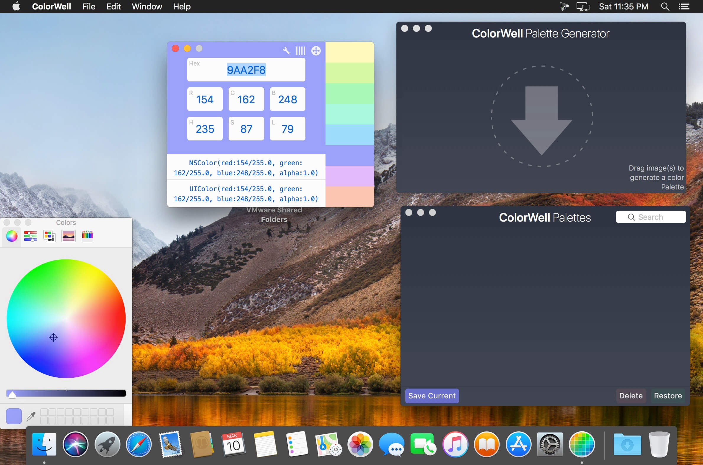 ColorWell 7.4.3 for Mac screenshot