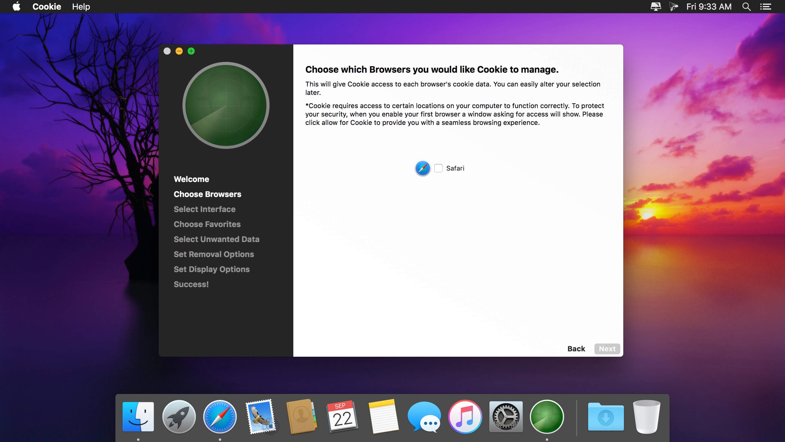Cookie 7.5 for Mac screenshot
