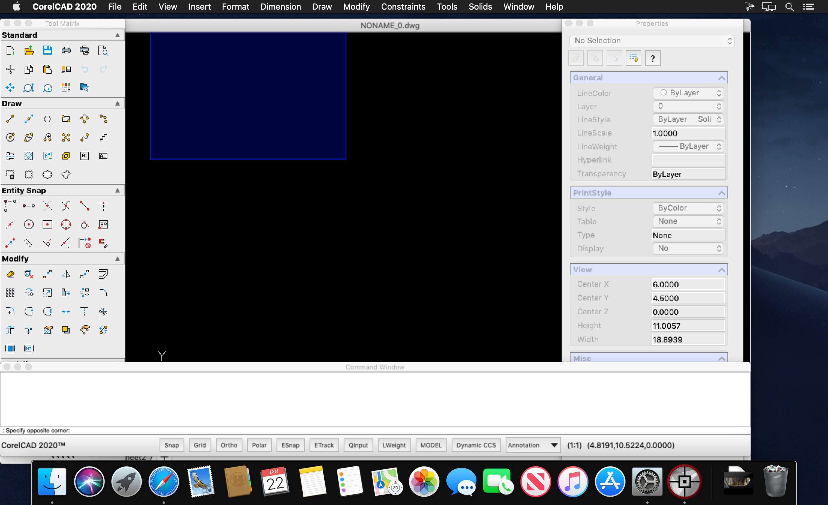 CorelCAD 2021.5 Build 21.2.1.3515 for Mac screenshot