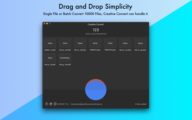 Creative Convert 1.3.2 for Mac screenshot